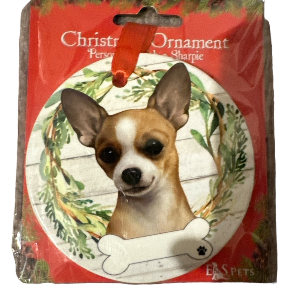 Chihuahua Christmas ornament